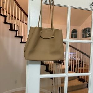 8 Other Reasons NEW Never Used Tan Vegan Leather Tote Bag